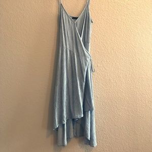 Blue Wrap Dress